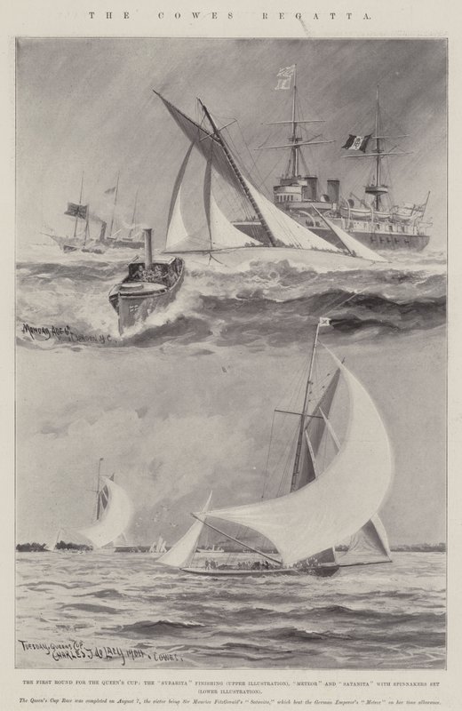 The Cowes Regatta by Charles John de Lacy