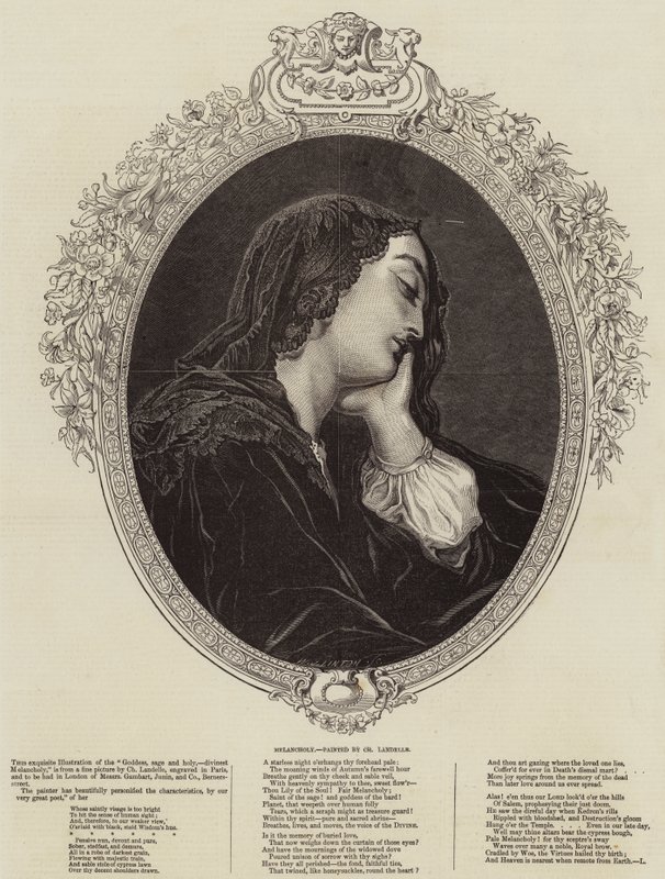 Melancholy by Charles Landelle