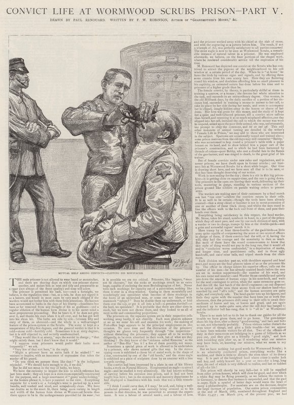 Convict Life at Wormwood Scrubs Prison by Charles Paul Renouard