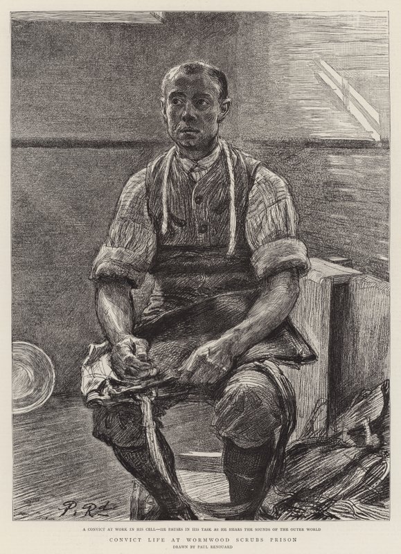 Convict Life at Wormwood Scrubs Prison by Charles Paul Renouard