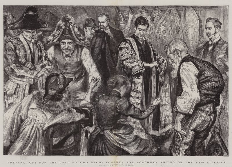 Preparations for the Lord Mayor