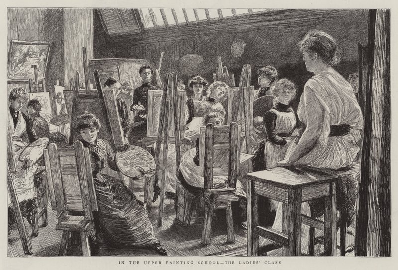 Schools of the Royal Academy by Charles Paul Renouard