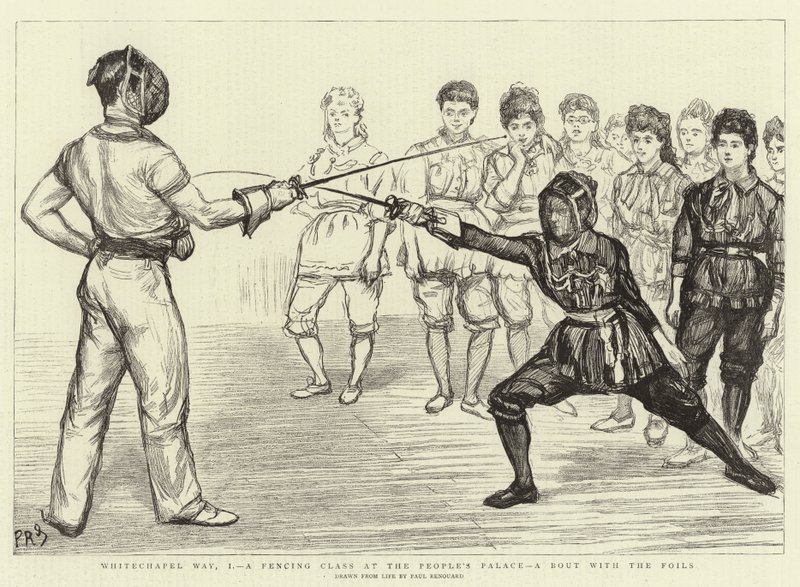 Whitechapel Way, A Fencing Class at the People