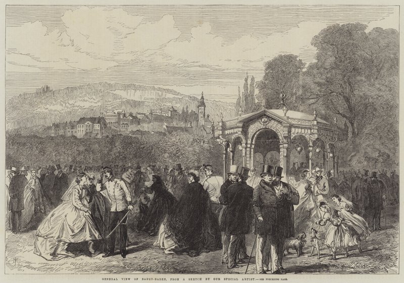 General View of Baden-Baden by Sir John Charles Robinson