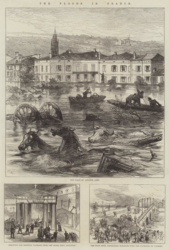 The Floods in France by Sir John Charles Robinson