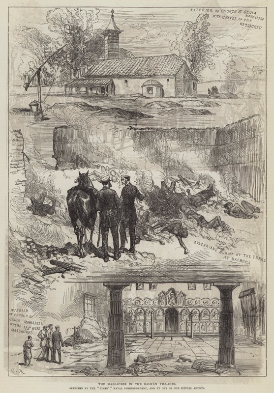 The Massacres in the Balkan Villages by Sir John Charles Robinson