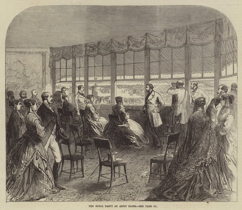 The Royal Party at Ascot Races by Sir John Charles Robinson