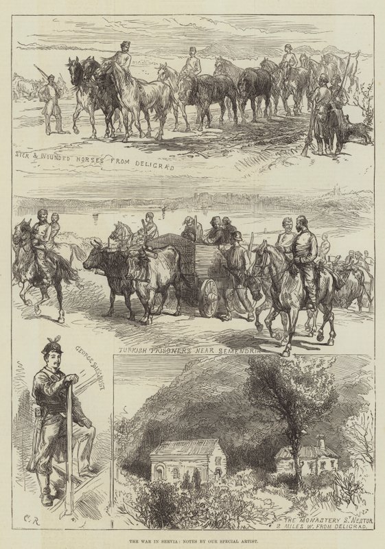 The War in Servia by Sir John Charles Robinson