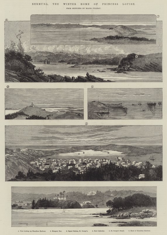 Bermuda, the Winter Home of Princess Louise by Charles Auguste Loye