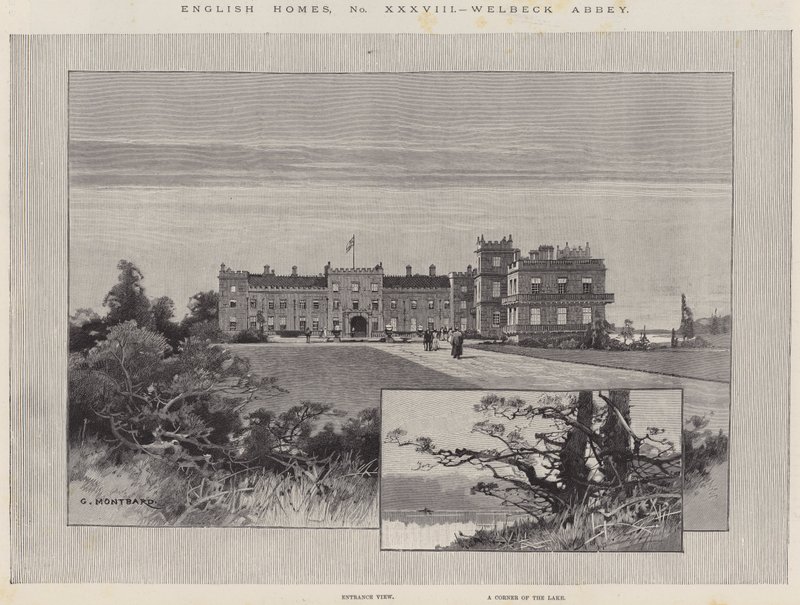 English Homes, Welbeck Abbey by Charles Auguste Loye