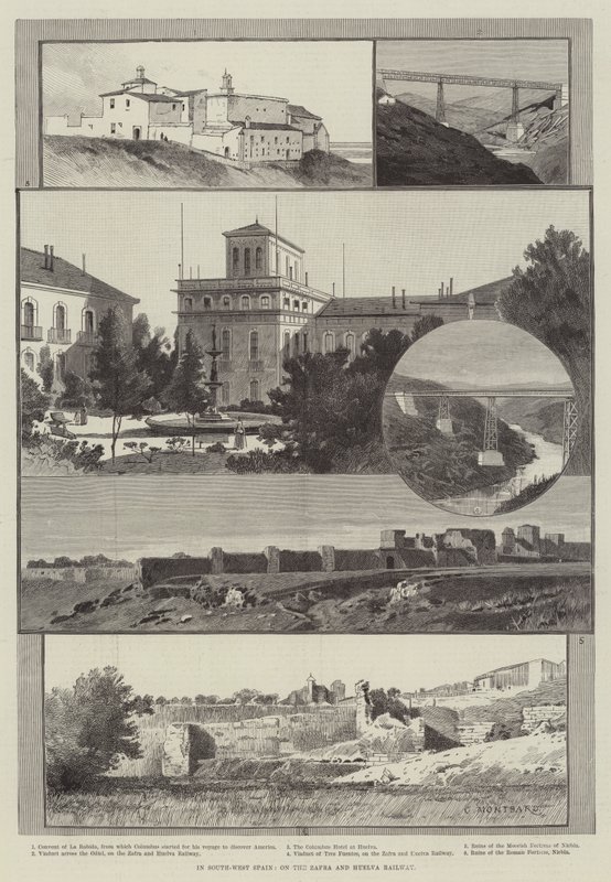 In South-West Spain, on the Zafra and Huelva Railway by Charles Auguste Loye