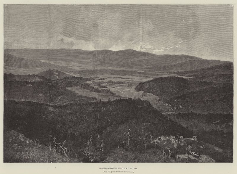 Middlesborough, Kentucky, in 1889 by Charles Auguste Loye
