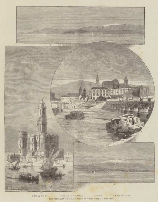 The Earthquake in Spain, Views of Places where it was felt by Charles Auguste Loye