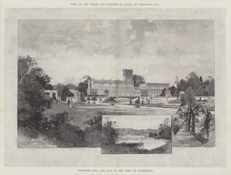 Visit of the Prince and Princess of Wales to Trentham Hall by Charles Auguste Loye