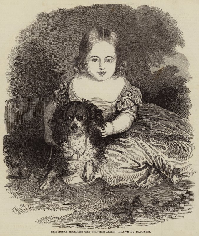 Her Royal Highness the Princess Alice by Charles Baugniet
