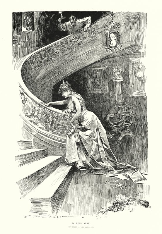 In Leap Year by Charles Dana Gibson