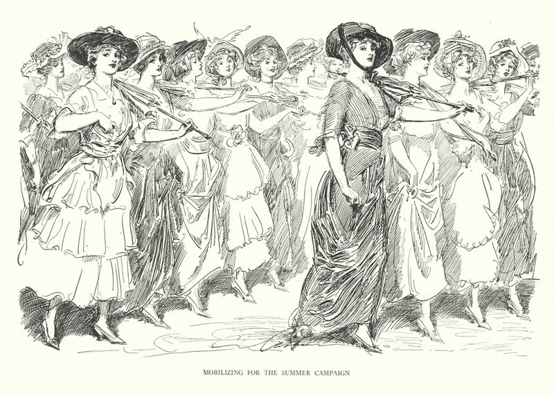 Mobilizing for the Summer Campaign by Charles Dana Gibson