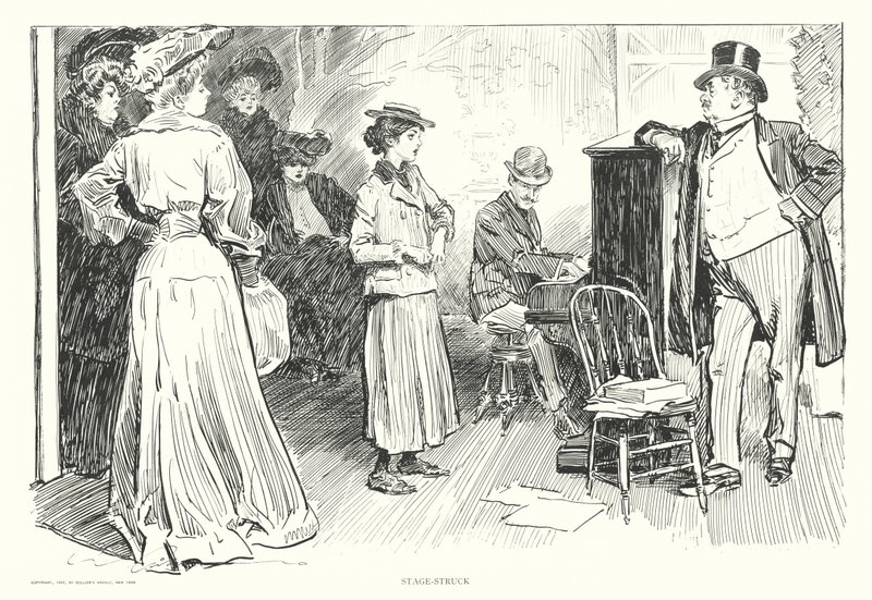 Stage-Struck by Charles Dana Gibson