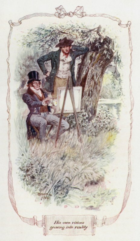 His own visions growing into reality by Charles Edmund Brock