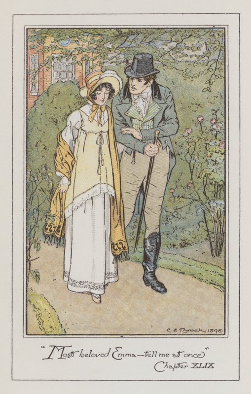 Illustration for Emma by Jane Austen by Charles Edmund Brock