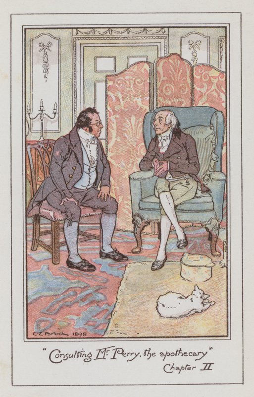 Illustration for Emma by Jane Austen by Charles Edmund Brock