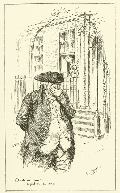 Illustration for The Essays of Elia by Charles Lamb by Charles Edmund Brock