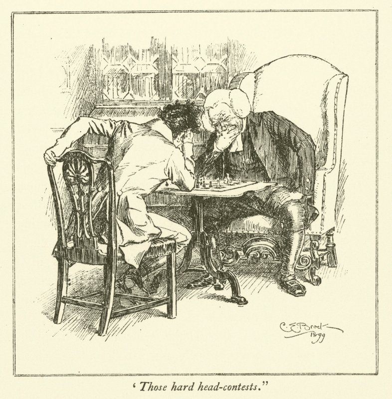 Illustration for The Essays of Elia by Charles Lamb by Charles Edmund Brock