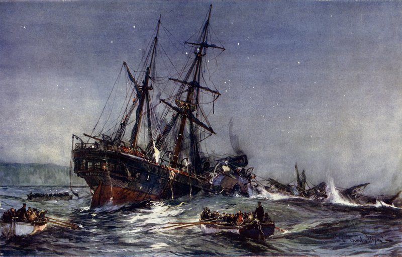 The Wreck of the Birkenhead by Charles Edward Dixon