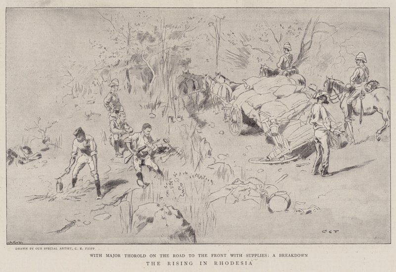 The Rising in Rhodesia by Charles Edwin Fripp