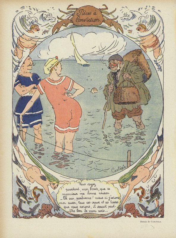 Illustration for Le Rire by Charles Emile Egli