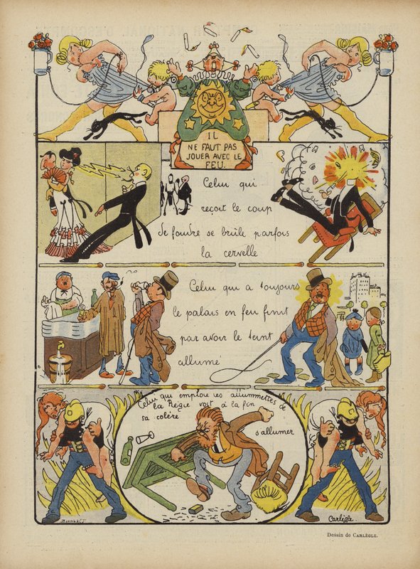 Illustration for Le Rire by Charles Emile Egli