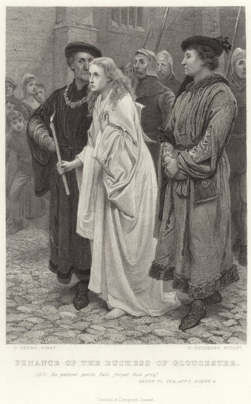 Penance of the Duchess of Gloucester, Henry VI, Pt 2, Act 2, Scene 4 by Charles Green