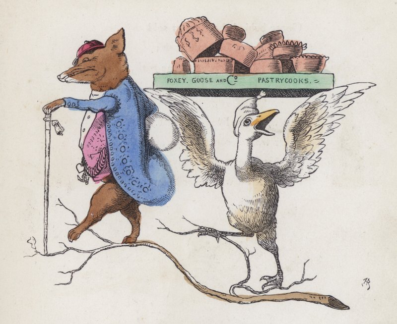 Foxey, Goose & Co, Pastrycooks by Charles Henry (after) Bennett
