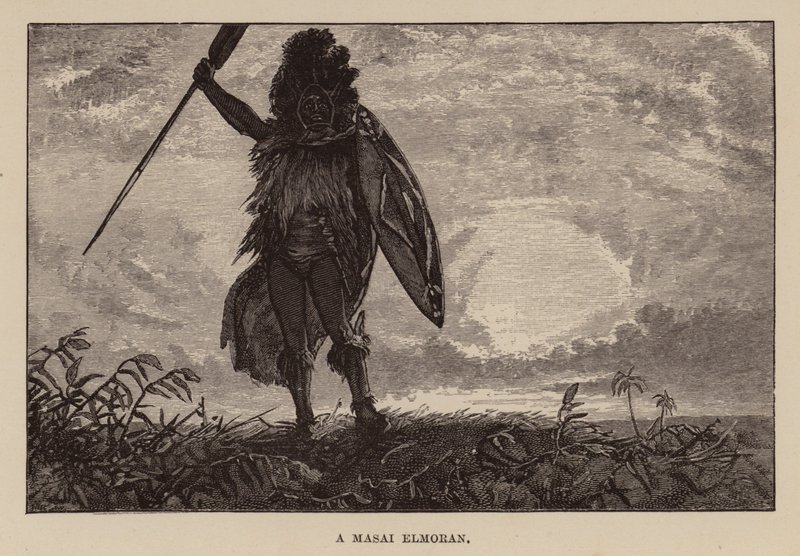 Illustration for Allan Quatermain by H Rider Haggard by Charles Henry Malcolm Kerr