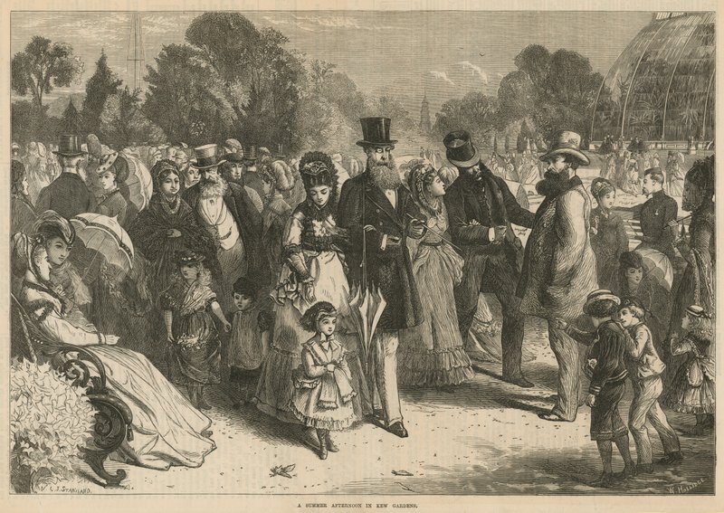A summer afternoon in Kew Gardens, London by Charles J. Staniland