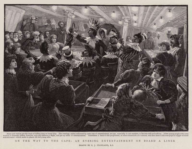 On the Way to the Cape, an Evening Entertainment on Board a Liner by Charles J. Staniland