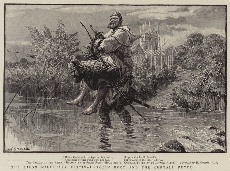 The Ripon Millenary Festival, Robin Hood and the Curtall Fryer by Charles J. Staniland