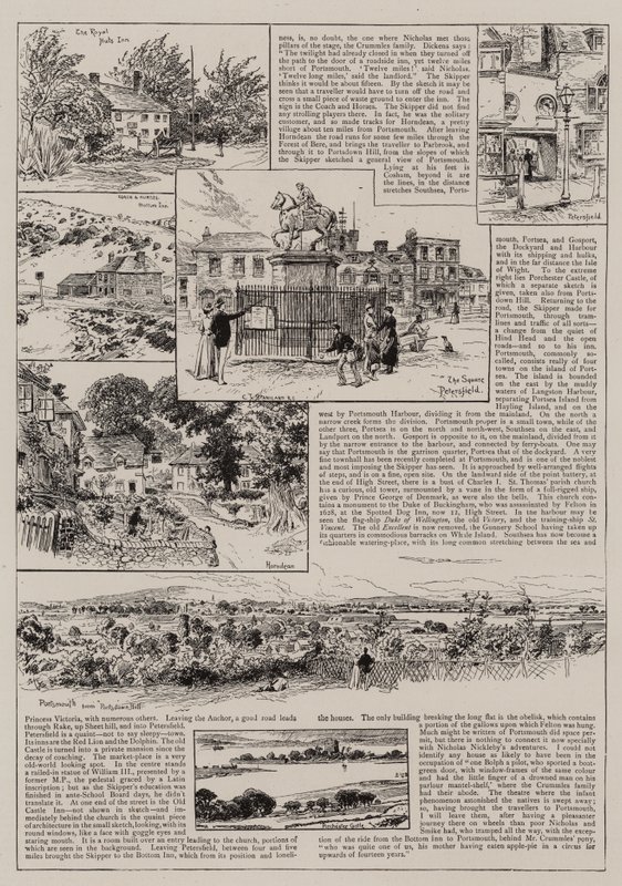 To Portsmouth with Nicholas Nickleby and Smike by Charles J. Staniland