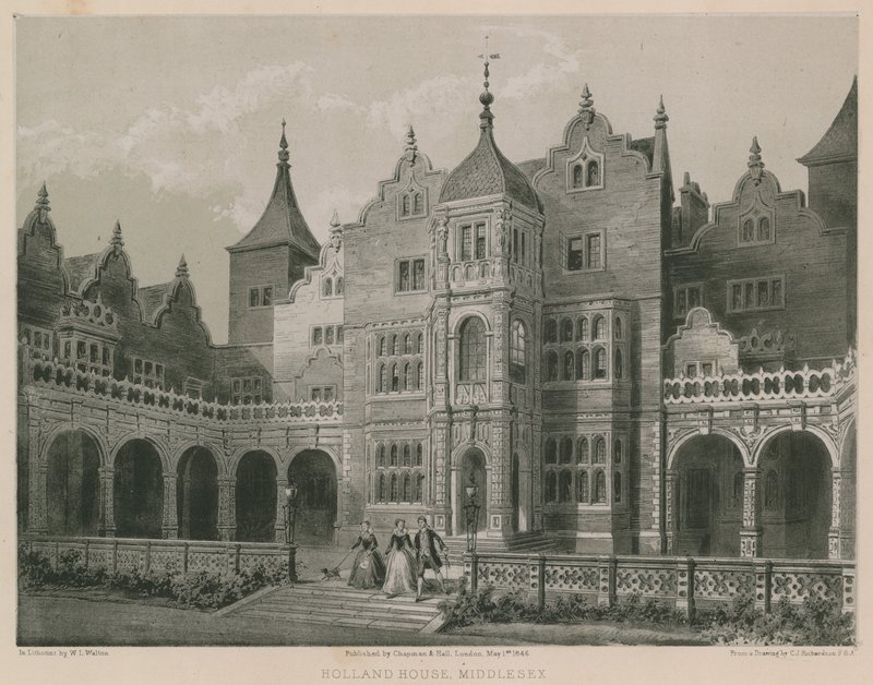 Holland House, Middlesex by Charles James Richardson