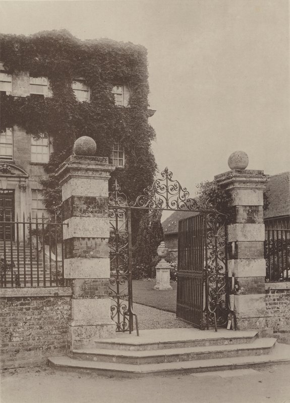 An Entrance Gate at Salisbury by Charles Latham