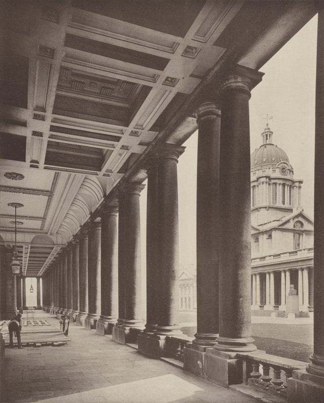 Greenwich Hospital, the Colonnade by Charles Latham
