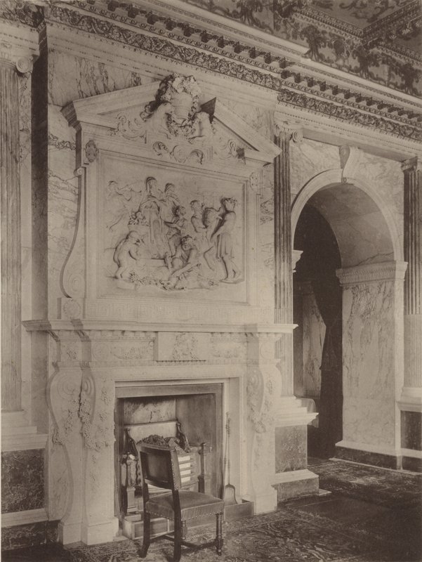 Houghton, Norfolk, Dining Room Chimney Piece by Charles Latham
