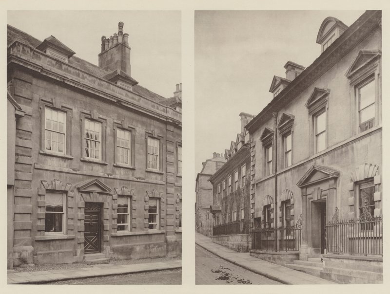 Houses at Stamford, Lincolnshire, High Street, St Martins, Barn Hill by Charles Latham