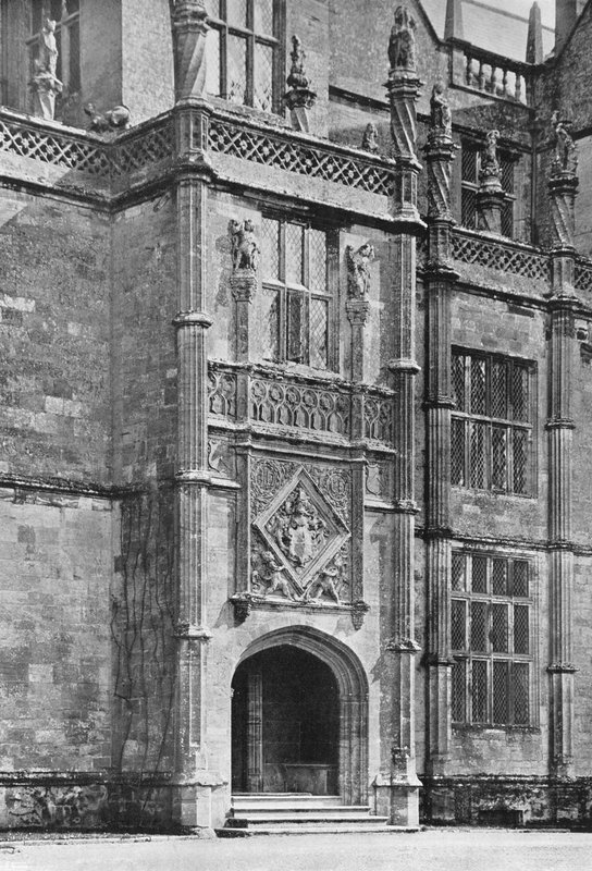 The West Porch and Screen from Clifton Maubank by Charles Latham