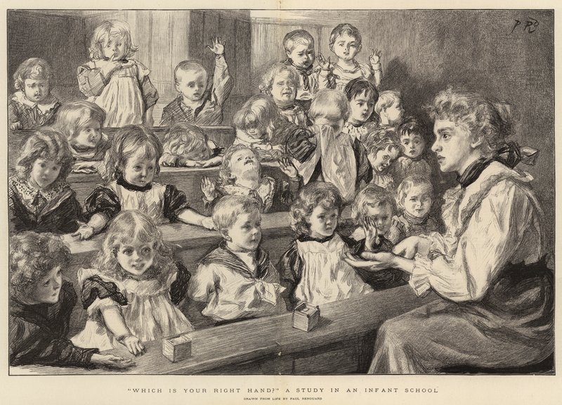 Which is your Right Hand a Study in an Infant School by Charles Paul Renouard