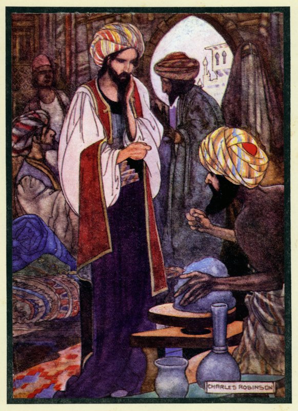 Illustration for The Rubaiyat of Omar Khayyam by Charles Robinson