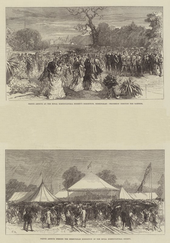 Prince Arthur at the Royal Horticultural Society