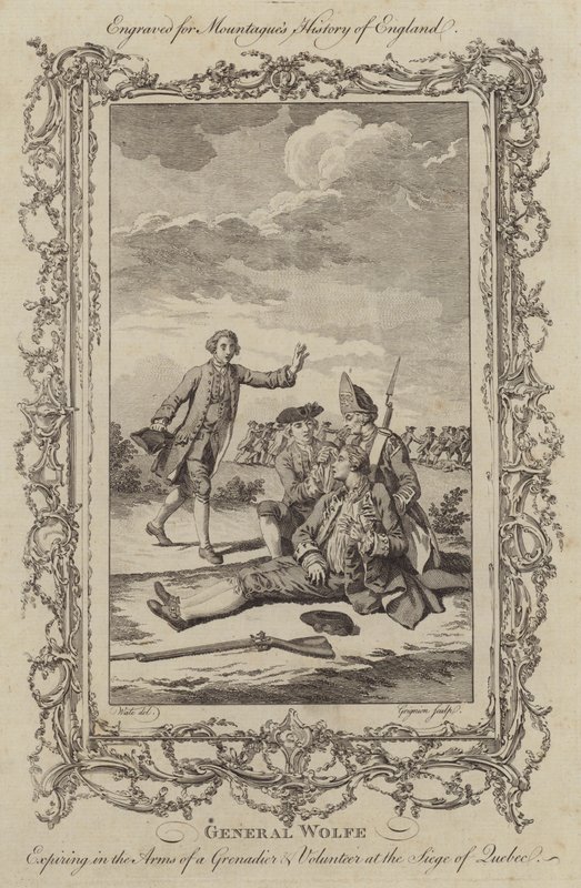 The Death of General Wolfe at the Siege of Quebec by Charles the Elder Grignion