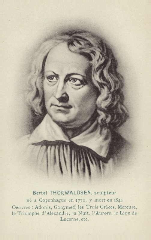 Bertel Thorvaldsen, Danish Sculptor by Christoffer Wilhelm Eckersberg
