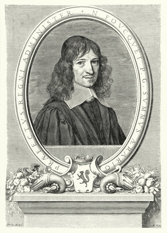 Nicolas Fouquet, Superintendent of Finances in France under Louis XIV by Claude Mellan